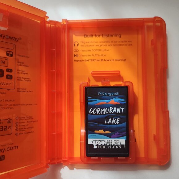 Cormorant Lake by Faith Merino Playaway Audiobook, Former Library Copy - Picture 6 of 8